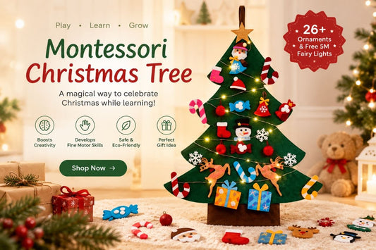 Montessori Wooden Christmas Tree